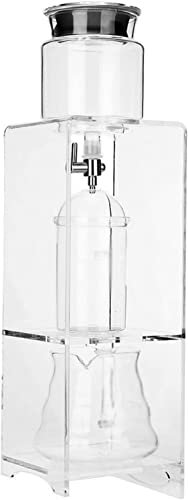 REJOON Percolateur Cafetière Ice Drip Cafetière Cafetière Filtre Verre Percolateurs Espresso Barista Dripper Pot Ice Cold Brew Pots Brasseur