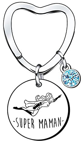 Lumengqi Cadeaux de Noël pour Maman Cadeau pour Maman Fête des Mères Porte clés Maman| Meilleure maman de toute la Terre| Porte clés Maman Mere meres Cadeau d'anniversaire pour maman (3)