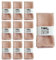 Leinenservietten Stoffservietten, 10 Stück Homes Einfarbig Servietten, Waschbar Leinen-Baumwolle, zarte handgefertigte Stoffservietten 40X40 cm (Rosa)