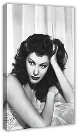 Filmstern Yvonne De Carlo Leinwand Poster Schlafzimmer Dekor Sport Landschaft Büro Zimmer Dekor Geschenkrahmen Stil 60 x 90 cm