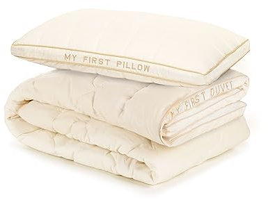 Vitapur Kinderkissen 40x60 und Decke 100x140 Set I Ab 1 Jahr geeignet I Soft, Gesund und Hypoallergen I Für alle Schlafpositionen I Nach Ökotex-100 Zertifiziert - Für den ungestörten Kinderschlaf!