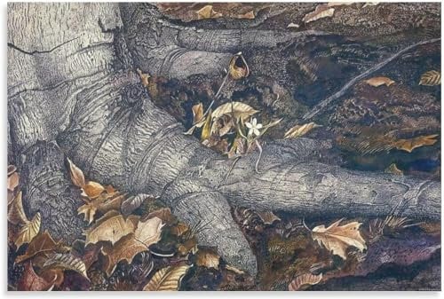 LVTFCO Berühmte Andrew Wyeth Poster《Frühlingsschönheit》Leinwandkunst Andrew Wyeth druckt Andrew Wyeth Gemälde für zu Hause Wanddekoration Bild 50x70cm Kein Rahmen
