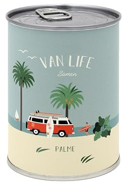 Geschenk-Anzuchtset mit personalisierter Nachricht - Geburtstagsgeschenk für Damen Herren, originelles Geschenk für Freunde Familie, für Feiern - Einfach zu verwenden - Blumen (Van Life)