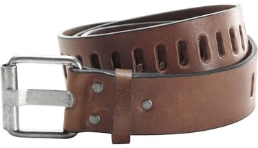 BABISTA Herren Ledergürtel Milanvenzi Cognac, 140