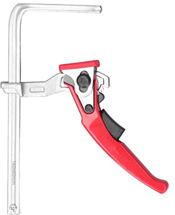 Pince De Table à Cliquet, Pince De Rail Pour le Travail du Bois, Pince De Barre à Dégagement Rapide, Outil De Fixation De Rail De Guidage En Alliage D'aluminium, Force De Serrage De 540 Lb Pour le Tra
