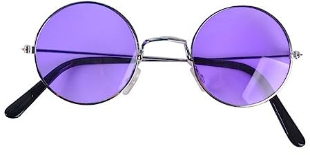 PACKOVE 4 Stück 1 Satz Ohrringe Halsketten Embleme Peace-zeichen-halskette Bunte Brille Peace-zeichen-anhänger Gläser Frieden