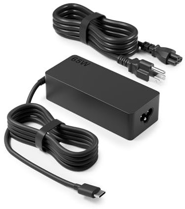 Universal Chromebook Charger Usb Type C 65W 45W Laptop Charger for HP Chromebook X360 Dell Chromebook 3100 Latitude 5420 XPS Lenovo ThinkPad Yoga Acer Google Asus School Chromebook Computer AC Adapter