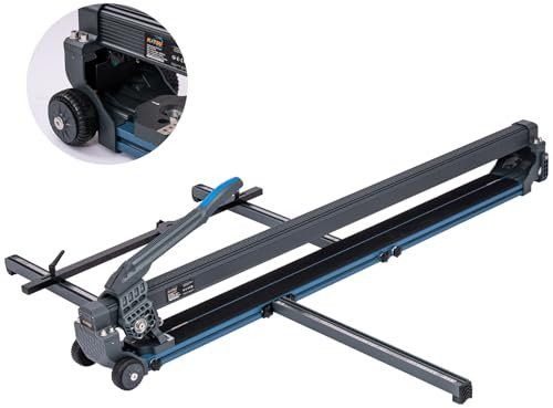 KATSU Tools Professional Manual Tile Cutter 48 Inch 1200mm - Aluminum Alloy -Laser Guide - Rubber Wheels - Easy Moving - Precision Cutting Large Wall Floor Porcelain Tile Ceramic