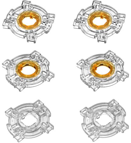 Ruimou 6Pcs Octagonal/Round/Square 8 Ways Restrictor Gate Arcade Compatible with Sanwa GT-Y JLF Joystick Fight Stick