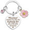Schlüsselanhänger Beste Freundin, Schlüsselanhänger Freundin Beste Freundin Geschenke Schlüsselanhänger Geschenke für Frauen,Inspirierende Geschenke für Freundin Schwester Kollegin Ehefrau und Mutter