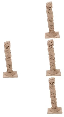 Yardwe 4 Stück Römische Säulen-aquariumdekoration Aquarium-Ornamente Unterstand Für Fischbecken Zubehör Für Aquarien Unterwasser- Hausbedarf Fischbecken Versteck Zementsäule