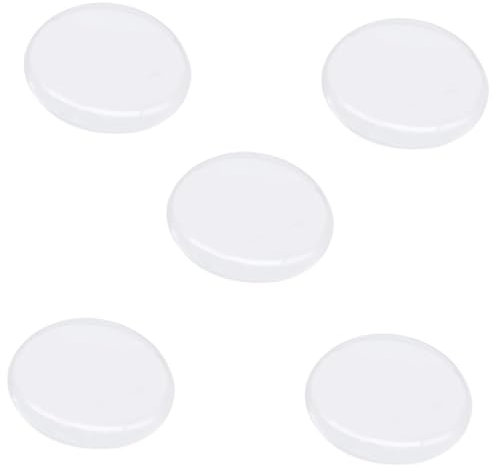 COLLBATH Kit de réparation de Montre 5 pièces Couvercle de Cadran de Montre en Acrylique Couvercle de Montre Matériau de réparation de Montre pour la prévention des Rayures