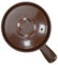 Cabilock Olla De Arroz De Cerámica Cacerola De Cocina Asa Lateral Cazo De Barro Multifunción Puchero