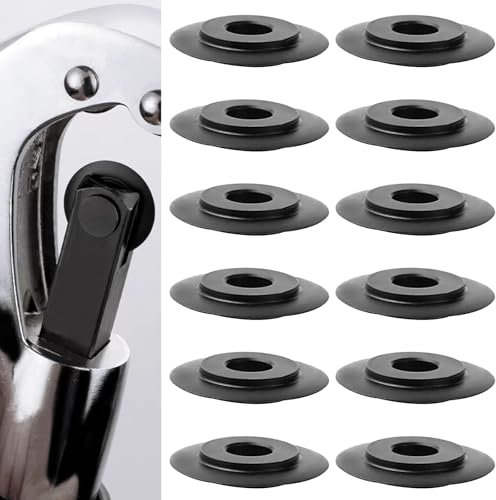 12 Stk Schneidrad 18mm, Schneidräder, Schneidrad für Rohrabschneider,Ersatzschneidrad, Schneidräder für Rohrschneider, Copper Positioning Tube, Schwarz, Legierter Stahl