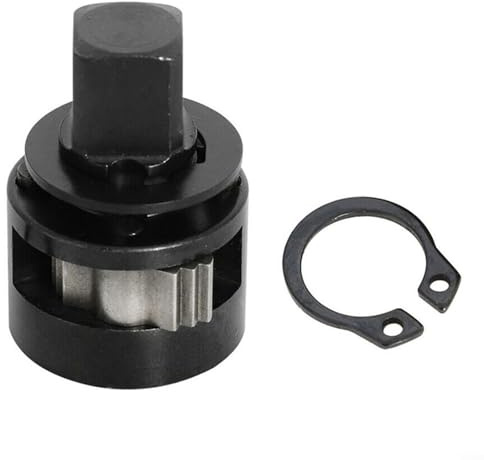 Ratschenkopf Amboss Service Kit 1/10.2 cm M12 für Akku-Ratsche Reparatur Werkzeug Stahl Schwarz Ersatzteil
