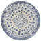 Santa Clara - Plato plano (26 cm), color azul