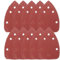 Boxonly 80 Grit Triangle Mouse Detail Sandpaper, 140 x 98mm 5-Hole Hook and Loop Backing, for Palm Sanders Including Ryobi, Ideal for Wood, Paint, Drywall, and Metal 20 Pcs