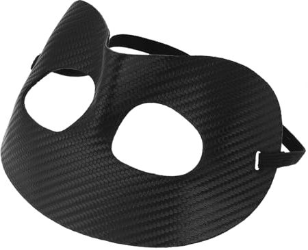 TOYANDONA Sportmaske Kostümmasken Für Erwachsene Maskerade Maske Männer Halbmaske Für Männer Herrenmasken-Maskerade Maskerademaske Für Männer Und Frauen Black Plastik