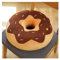 LCEDHZOC Kreativer Donut Kuscheltiere, Süße Plüsch Weiches Donut Plüsch Kissen Geschenk for Kinder Jungen Mädchen Heimdekoration(Brown-Yellow,38CM/14.9IN)
