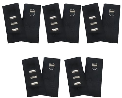 5 PCS Waistband Extender, Convenient Button Extender for Trousers | Adjustable Elastic Trouser Extenders Women for Women Dress Skirts Men Jeans Trousers Dress Pants Easy to Use