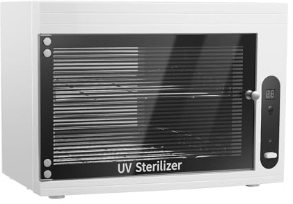 Uv Licht Reinigungsmaschine Desinfektionsgerät 2,6gal 254nm Ozon Sterilisator 99% Keimreduktion – Grosse Kapazität Für Babyflaschen Nagelwerkzeug Friseur Tattoo Studio Home Office