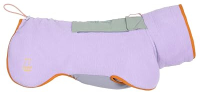 Woolly Wolf Alpha 360 Fleece Hundepullover für mittelgroße Hunde Gr. 50 Lavendel - Flauschig-Warmer Hundepulli für kalte Tage mit Verstellbarer Passform, 100% recycelte Materialien