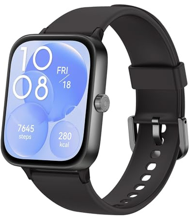ASWEE Smart Watch for Men Women, 1.95 HD Full Touch Screen, Fitness Tracker with Heart Rate Blood Pressure Sleep Monitor, IP68 Waterproof Activity Tracker, 140+ Sports for Android iOS