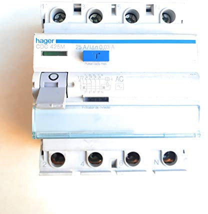 interruptor diferencial 4P 25A 30mA tipo AC