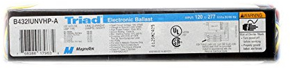magnetek b432iunvhp-a Triad balastro electrónico, de techo, F32T8, 32 W, T8, 120/277 V