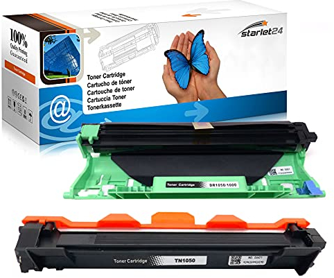 Toner + Trommel kompatibel zu TN-1050 TN1050 für Brother DCP-1510 DCP-1610W DCP-1612W DCP-1512 für MFC-1910W MFC-1810 HL-1110 HL-1212W HL-1210W HL-1112