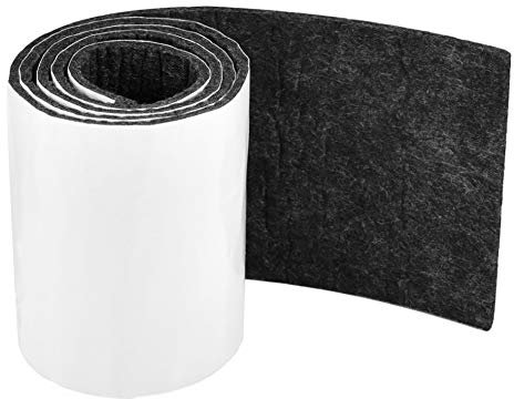 Irich 100CM Länge Selbstklebend Filzstreifen, Zuschneidbar Filzgleiter zum Schutz von Parkett, Laminat, Fliesen, Treppen, DIY und Möbel