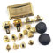 Dpad L2 R2 L1 R1 - Botones de Disparo para PS4 Pro Slim JDM 040 JDS040 JDM 050 JDS050 Cromo Dorado