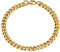 FOCALOOK Panzerkette Armband für Damen Herren 18k vergoldet Halskette 6mm/21cm Hip Hop Rapper kubanische Gliederarmband Armkette Modeschmuck für Valentinstag Weihnachten