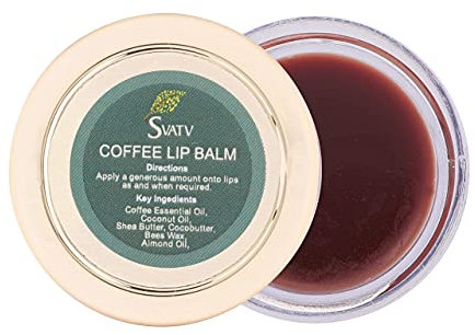 SVATV - Allzweck-Kräutersalben-Lippenbalsam 15 g :: Made in India (Kaffee)