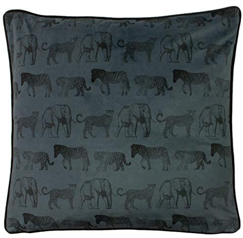 Evans Lichfield Savannah Wiederholen Feder gefülltes Kissen, Polyester, Benzin, 50 x 50cm