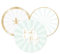 Amscan 9910290 - Ready to Pop Baby Shower Paper Fans Kit - 3 Pack