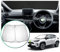 SHAOHAO Compatible con Toyota Yaris Cross 2021 2022 2023 Parasol de Tela recubierta de Plata Parasol Plegable, protección UV y térmica, Accesorios para Parabrisas