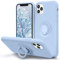 MOCCA for iPhone 11 Pro Silicone Case with Kickstand | Anti-Scratch | Soft Microfiber Lining Full-Body Shockproof Protective Case for iPhone 11 Pro 5.8inch - Light Blue