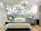 Keriocusi 3D Papier Peint Panoramique Jungle,250x170cm Papier Peint Soie Jungle Tropicale, XXL Mural Papier Peint, Personnalisation, Parfait Décoration pour Salon, Chambre, Chambre D'enfant, Fille