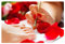 islandburner XXL Bild Poster Frau Nagelstudio Pediküre Roter Nagellack Premium Bilder Fotodruck