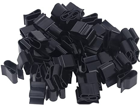 100 Stück Kabelclips Clip Elektrokabel Management Solarpanel Drahtclip für PV-Verkabelung Boot Kabel Bootsanhänger
