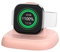 NEWDERY Ladestation für Fitbit Sense 2/Sense/Versa 4/Versa 3 Magnetische Uhren-Ladegerät-Ständer mit Ladekabel, Ladegerät für Fitbit Sense 2/Sense/Versa 4/3 Rosa