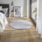 TacaHome Waschbarer Kurzflor Teppich Anti-Rutsch I Flauschiger Flachflor für Badezimmer Wohnzimmer Schlafzimmer Kinderzimmer Flur Läufer | 80 cm rund Grau