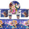 Stoviglie Compleanno Bambina,10 Ospiti,Stoviglie Feste Per Compleanno Bambina,Bambini Decorazione Compleanno,Decorazione Feste Compleanno Bambina,Compleanno Tovaglia,Piatti e Bicchieri,41 Pcs