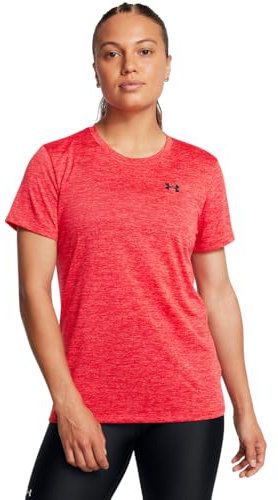 Under Armour Womens Tech Twist Crew T-Shirt Racer Red S