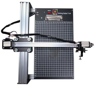 UUNATEK Original iDraw 2.0 T-Structure Plotter XY Plotter Zeichenmaschine Handschriftbrobot mit Kellerplatte, Arbeitsbereich A4, 3 x 42 Schrittmotoren, Schreibgeschwindigkeit