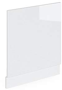 Vicco Panel Frontal R-Line, Blanco Alto Brillo/Blanco, 60 cm, ET Antracita