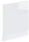 Vicco Panel Frontal R-Line, Blanco Alto Brillo/Blanco, 60 cm, ET Antracita