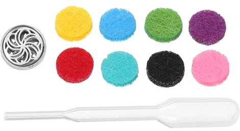 AUTSUPPL Kollier Locket Aus Edelstahl Aromatherapie Clip Für Masken Und Kleidung Tragbares Aromadekor Für Parfüm Und Ätherische Öle Für Unterwegs Stilvoll Und Funktional