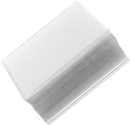 ibasenice 30stücke Pvc-kartenhüllen Für Sammelkarten Transparente Kartenhüllen Aus Hartplastik Für Spielkarten Kartenhalter Mit Schutzfunktion